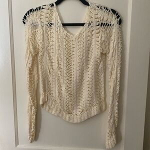 Flook | Cream Knit Sweater Top